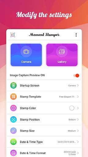 Custom Stamps Date TimeStamp Camera: Moment Stamp screenshot 4
