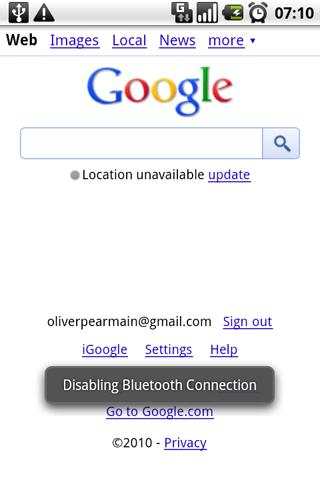 In-App Bluetooth Toggle screenshot 1