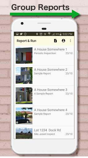Report & Run - Foto Pdf screenshot 1