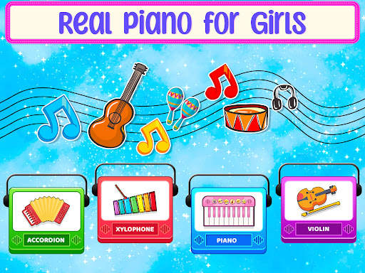 Real Pink Piano For Girls screenshot 1