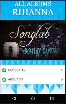Rihanna Song Lyric screenshot 2
