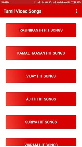 Tamil Songs Video screenshot 1