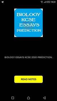 BIOLOGY ESSAYS KCSE 2020 PREDICTION screenshot 2