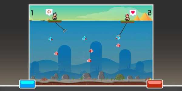 2 Player Games Free - 2 Player Fishing screenshot 2