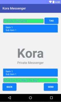 Kora Messenger screenshot 2