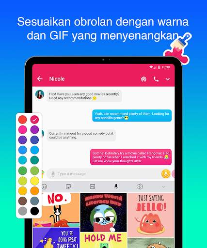 Mint Messenger - Chat And Sms screenshot 14