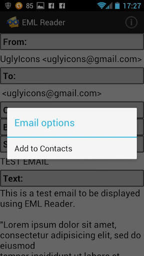 EML Reader FREE screenshot 3