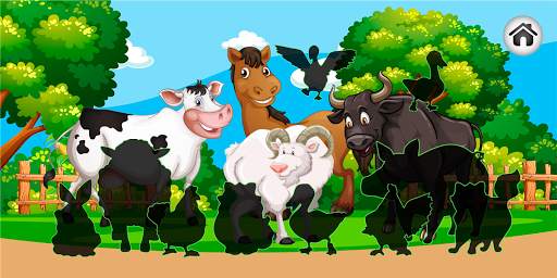 Kids puzzles, feed the animals, learn English screenshot 13