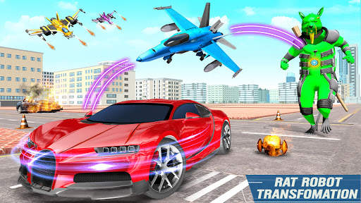 Rat Robot Car Game - Robot Transforming Games screenshot 2