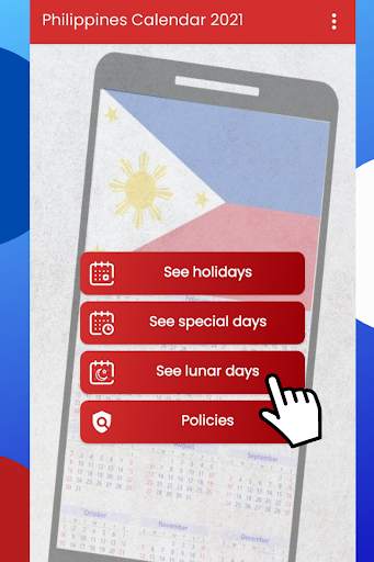 Philippines calendar 2021 for mobile free screenshot 7