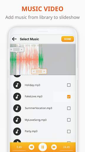 Photo Video Maker - Create slideshows with music скриншот 4