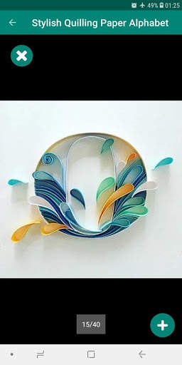 Stylist Quilling Paper Alphabets Design screenshot 7