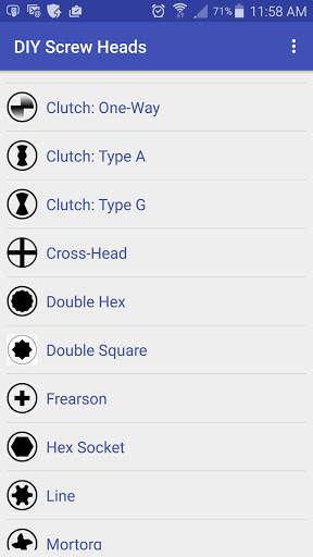 DIY Screw Heads & Drivers Free screenshot 1