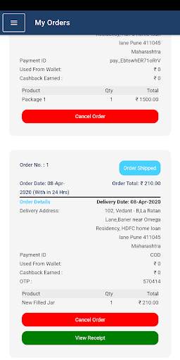 Drink Water Daily - Online Water Delivery App Pune screenshot 7