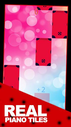 Piano Ladybug Noir Tiles screenshot 2