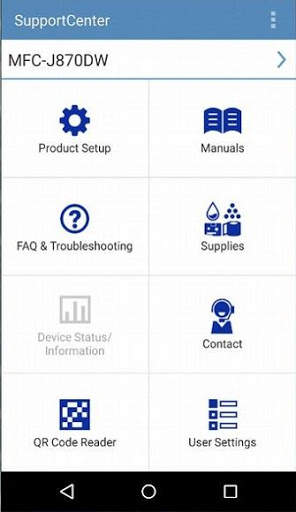 Brother SupportCenter screenshot 1
