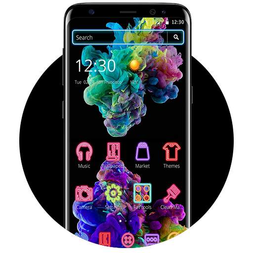 Fancy Color Splash Smoke Theme 1.1.2