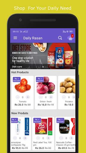 Daily Rasan - Online Grocery Shopping App screenshot 1