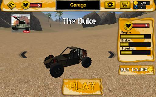 Sahara Prado : Desert Racing screenshot 3