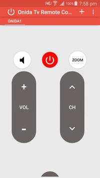 Onida Tv Remote Control screenshot 1