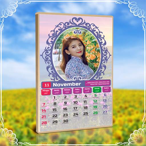 Bingkai Foto Kalender 2021 Editor screenshot 5