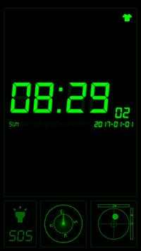 Alarm Clock Compass Flashlight screenshot 1
