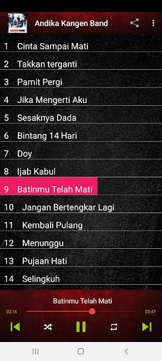 Lagu Kangen Band Andika Mahesa screenshot 3