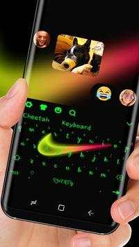 neon Nike Keyboard Theme screenshot 3