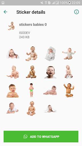stickers babies for whatsapp screenshot 4