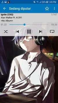 Music Player Anime Theme screenshot 3