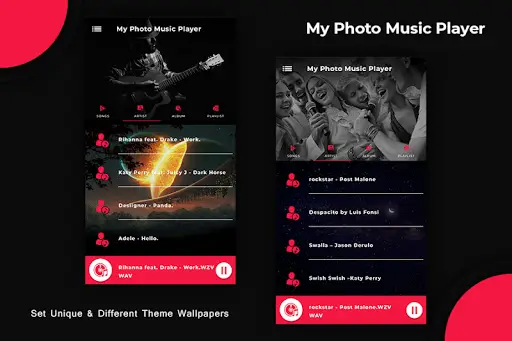 MP3 Music Player - Photo Music screenshot 1