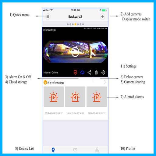 Guide V380 Camera screenshot 1
