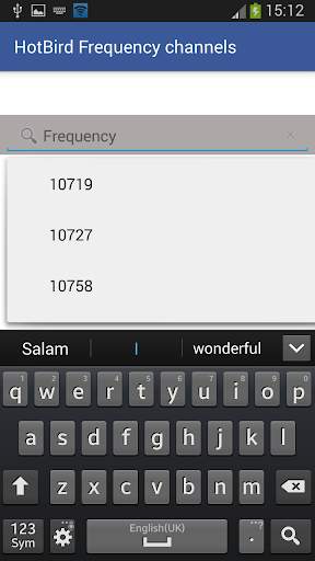 HotBird Frequency Channels screenshot 7