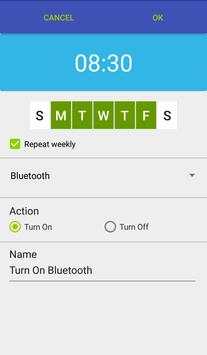 Bluetooth and Wifi Scheduler screenshot 2
