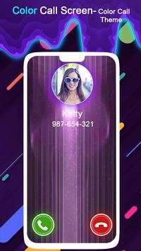 Color Call Screen - Color call Theme 4 تصوير الشاشة
