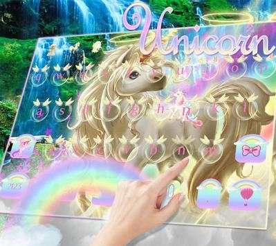Rainbow unicorn live wallpaper theme screenshot 3