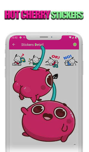 Hot Cherry Stickers screenshot 4