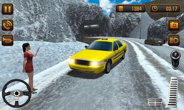 Taxi Simulator - Hill Climbing Taxi Driving Game screenshot 1