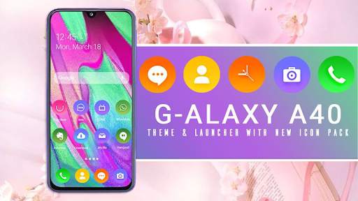 Galaxy A40 | Theme for Samsung A40 & launcher 1 تصوير الشاشة
