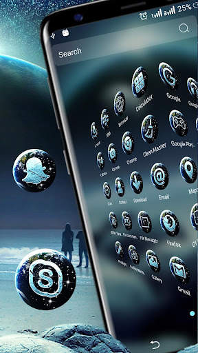 Galaxy Ocean Launcher Theme screenshot 3