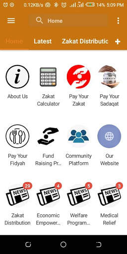 Zakat Mobile screenshot 1