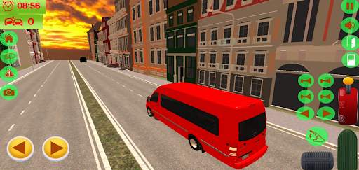Van Bus Driving Transport Game screenshot 6