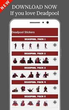 Deadpool Stickers screenshot 1