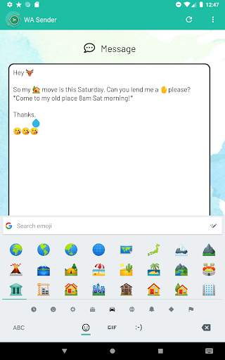Send Message To Many Contacts (for WhatsApp) screenshot 6