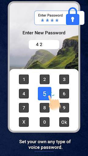 Voice Lock screen & Hide My IP 3 تصوير الشاشة