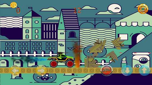 monster truck - big car - war machine game screenshot 3