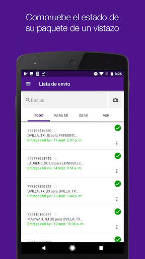 FedEx Mobile screenshot 2