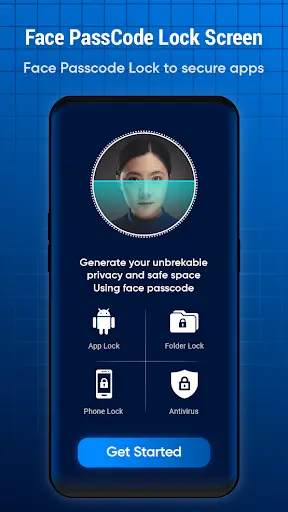 Face PassCode Lock Screen screenshot 1