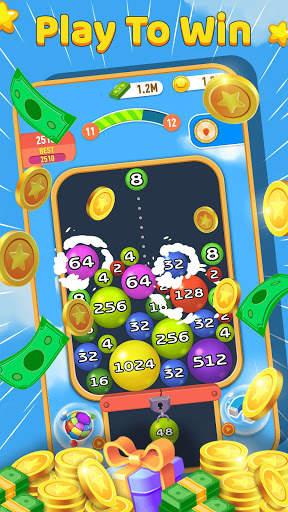 2048 Merge Balls - Casual Games and Real Rewards screenshot 2