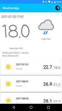 Weather Forecast screenshot 1